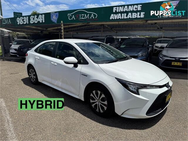 2020 TOYOTA COROLLA ASCENT SPORT (HYBRID) ZWE211R SEDAN