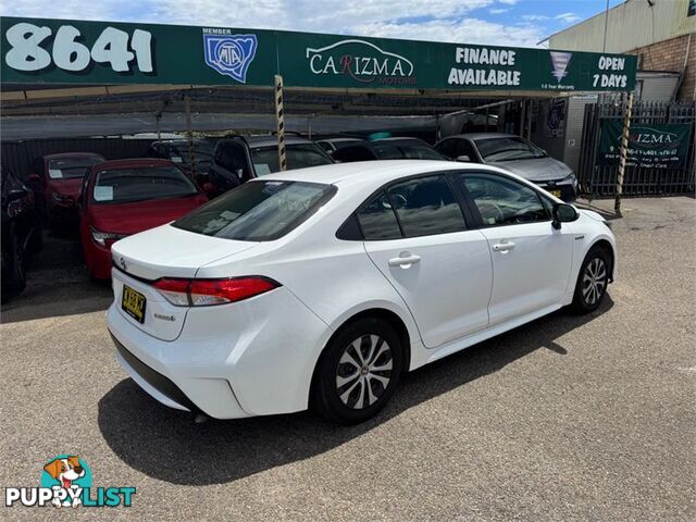 2020 TOYOTA COROLLA ASCENT SPORT (HYBRID) ZWE211R SEDAN