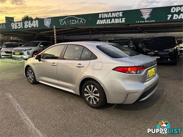 2021 TOYOTA COROLLA ASCENT SPORT (HYBRID) ZWE211R SEDAN