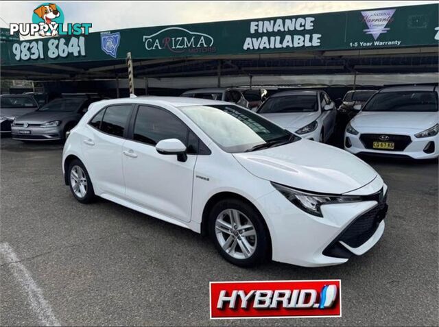 2020 TOYOTA COROLLA ASCENT SPORT (HYBRID) ZWE211R HATCHBACK