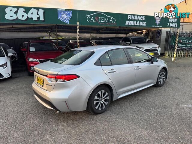2019 TOYOTA COROLLA ASCENT SPORT (HYBRID) ZWE211R SEDAN