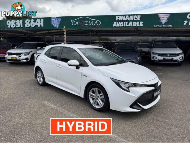 2019 TOYOTA COROLLA ASCENT SPORT (HYBRID) ZWE211R HATCHBACK