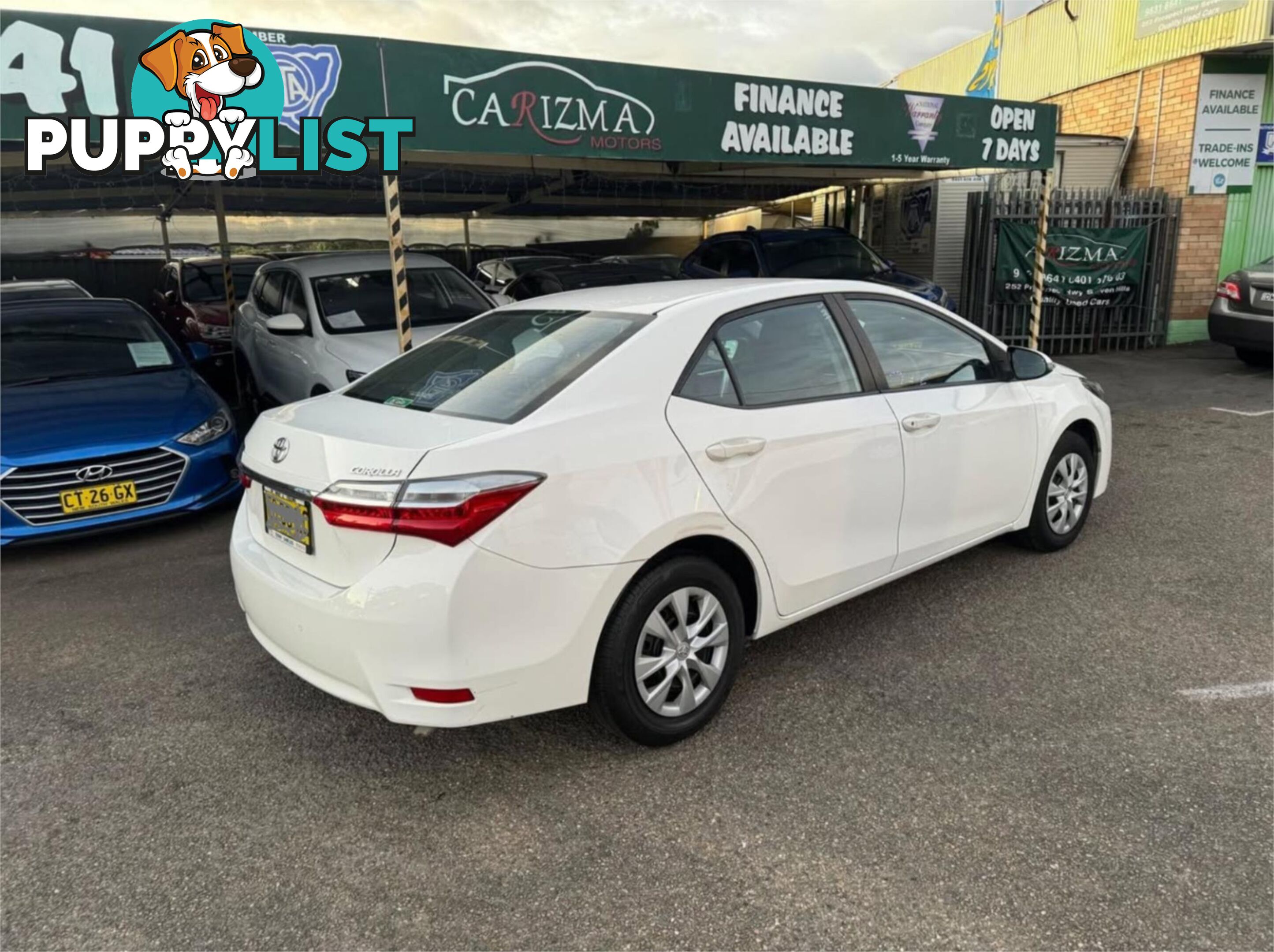 2017 TOYOTA COROLLA ASCENT ZRE172R MY17 SEDAN