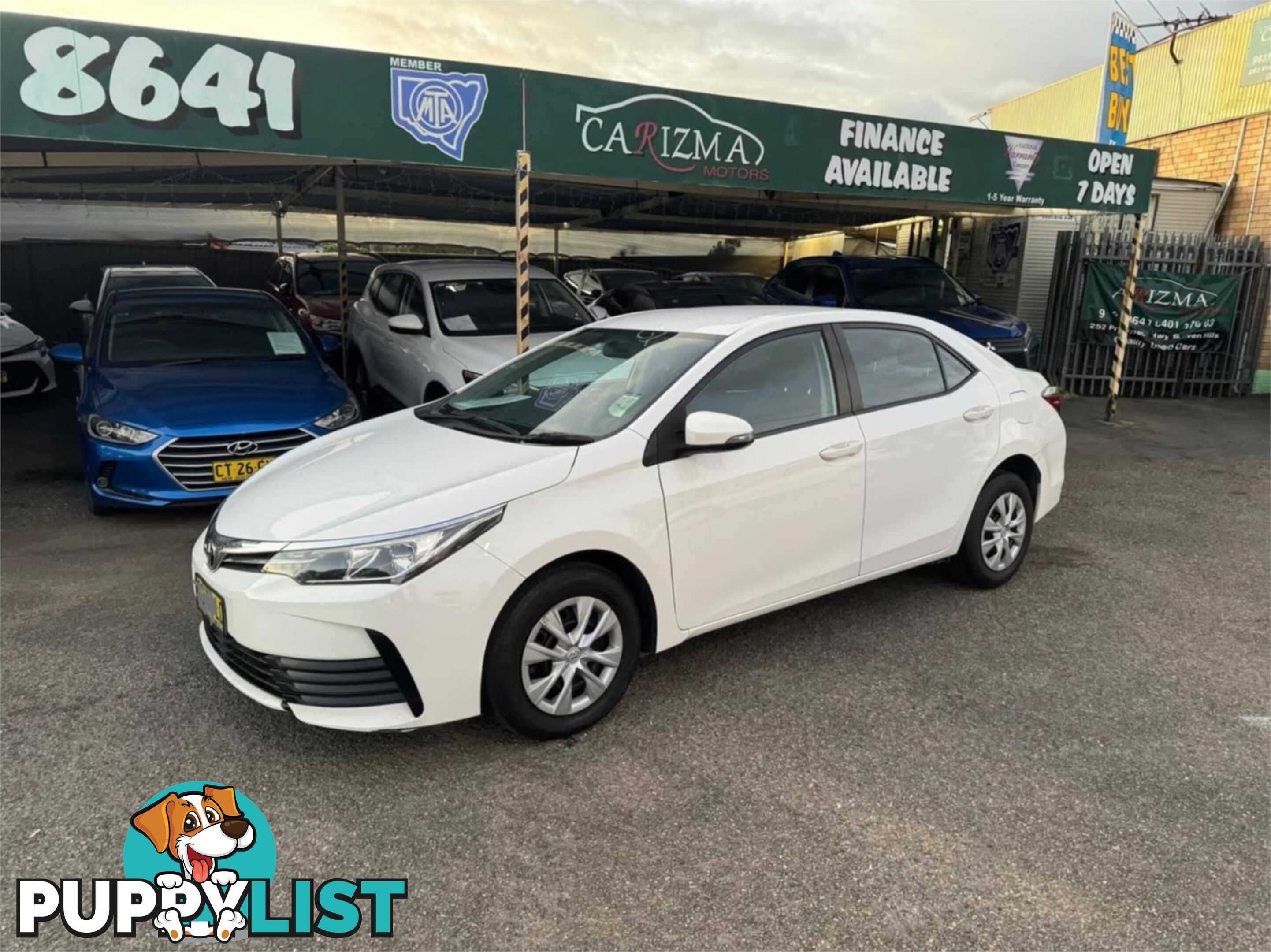 2017 TOYOTA COROLLA ASCENT ZRE172R MY17 SEDAN