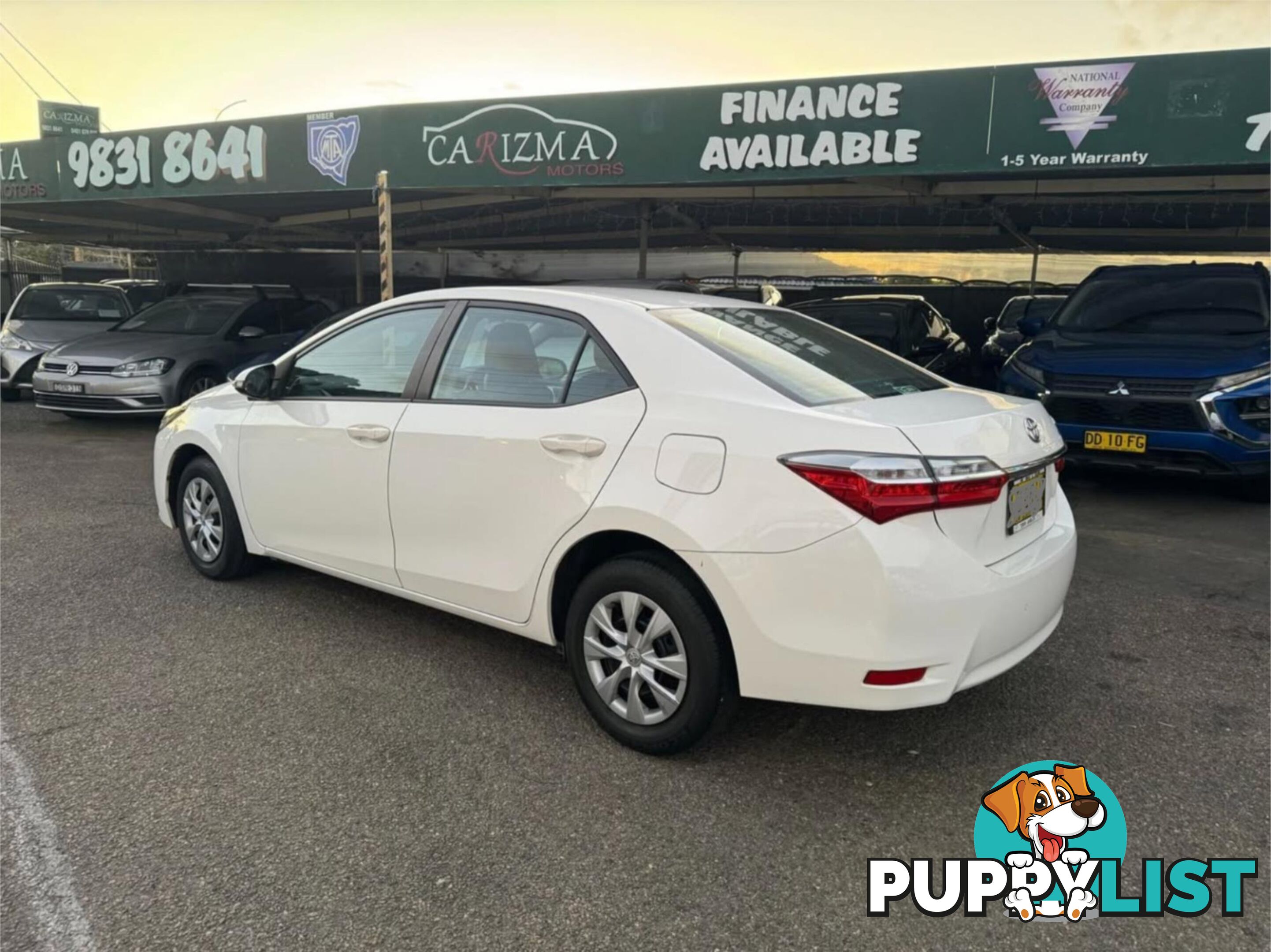 2017 TOYOTA COROLLA ASCENT ZRE172R MY17 SEDAN