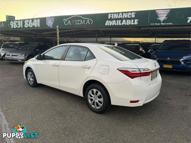 2017 TOYOTA COROLLA ASCENT ZRE172R MY17 SEDAN