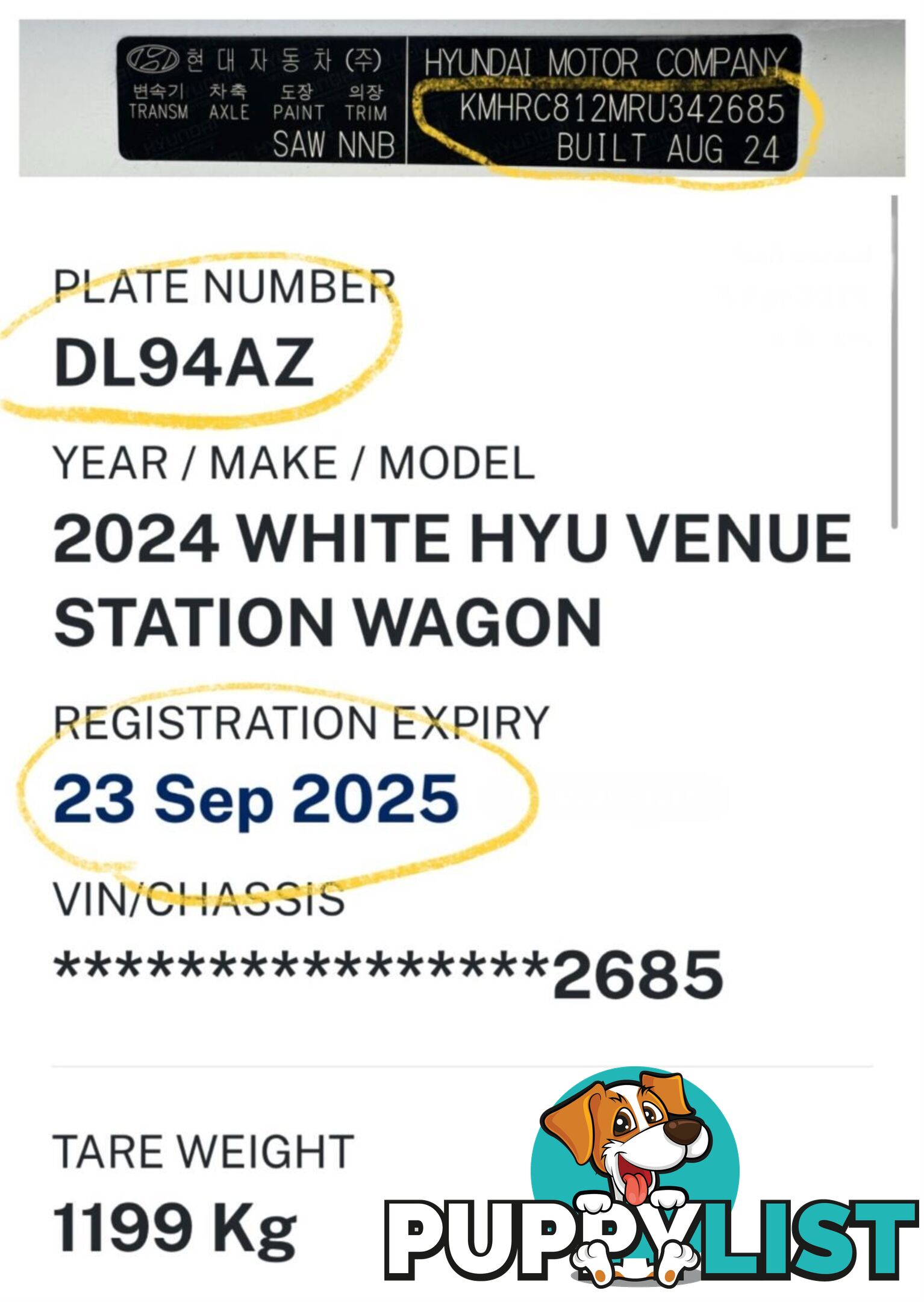 2024 HYUNDAI VENUE  QX.V5 MY24 SUV