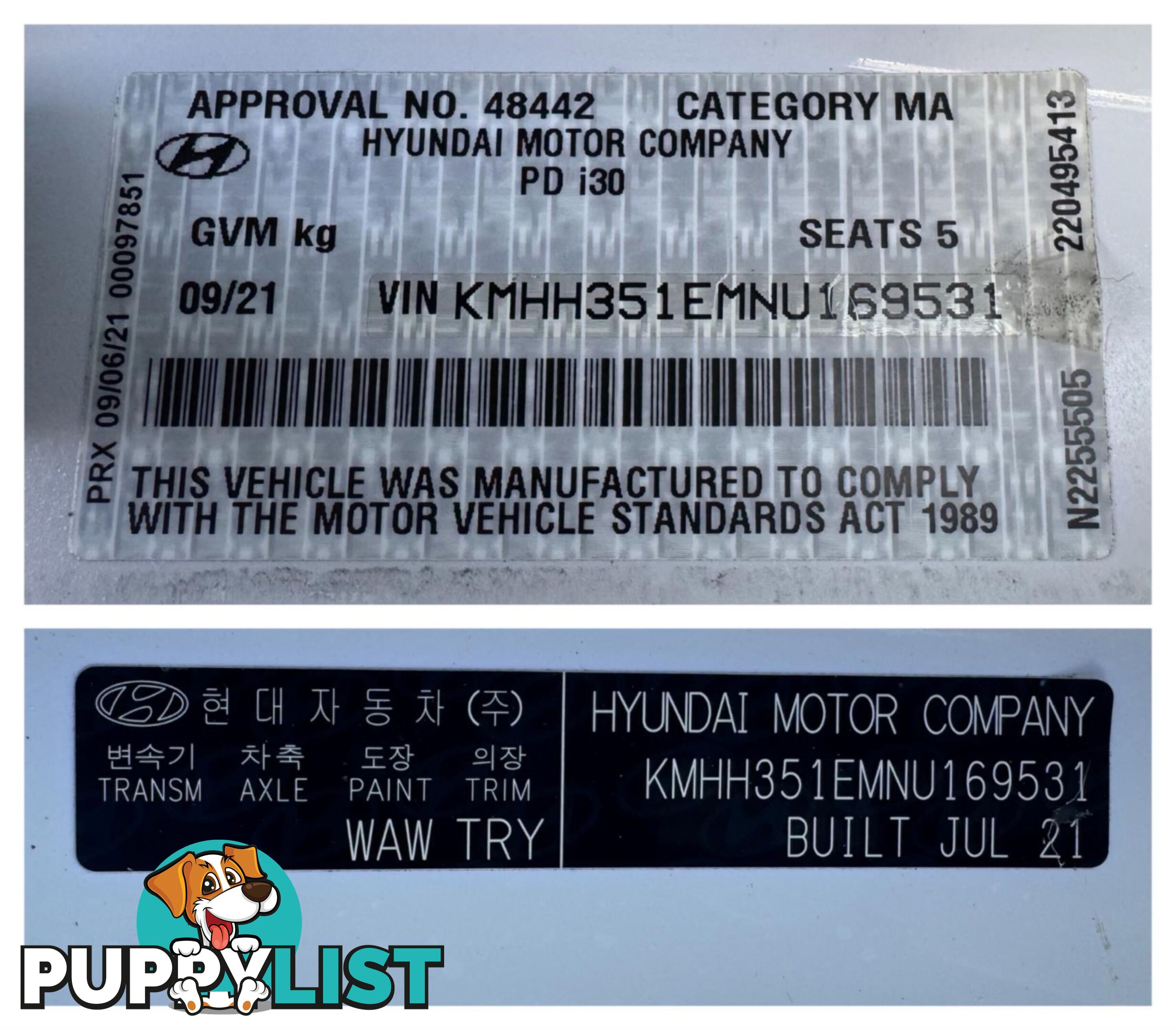 2021 HYUNDAI I30 ACTIVE PD.V4 MY22 HATCHBACK