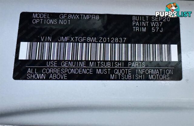 2020 MITSUBISHI OUTLANDER LS 7 SEAT (2WD) ZL MY21 SUV