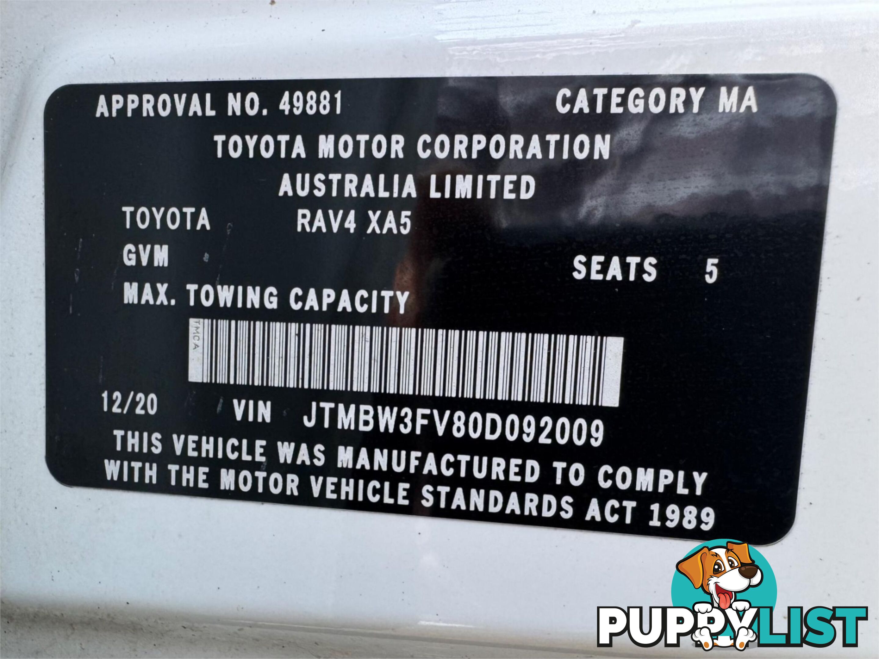2020 TOYOTA RAV4 GX (AWD) HYBRID AXAH54R SUV