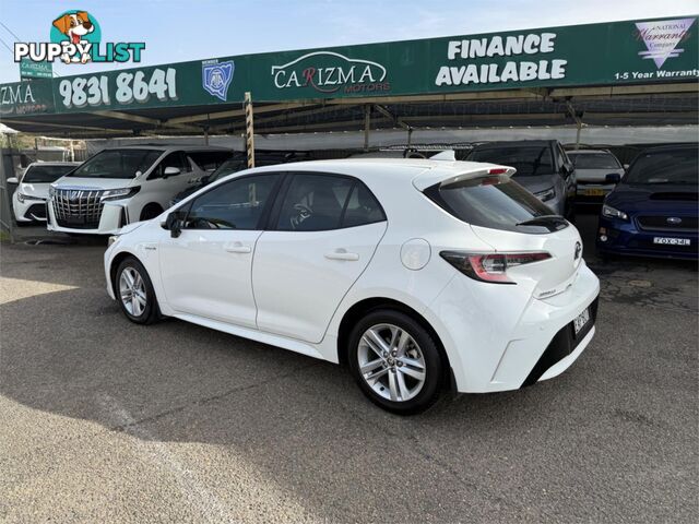2018 TOYOTA COROLLA ASCENT SPORT (HYBRID) ZWE211R HATCHBACK