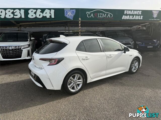 2018 TOYOTA COROLLA ASCENT SPORT (HYBRID) ZWE211R HATCHBACK