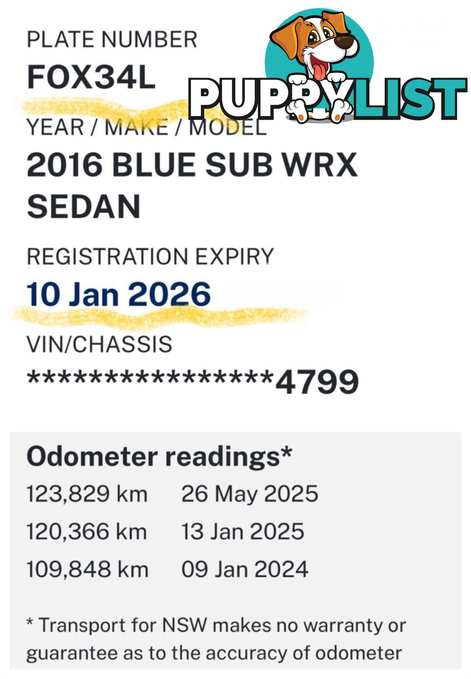 2016 SUBARU WRX STI MY17 SEDAN