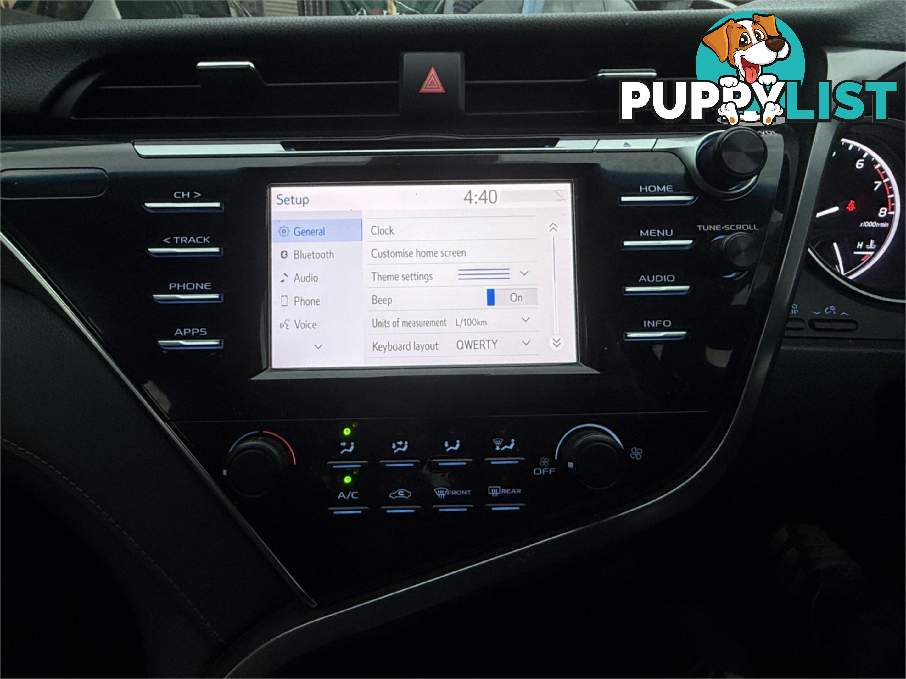 2018 TOYOTA CAMRY ASCENT ASV70R SEDAN