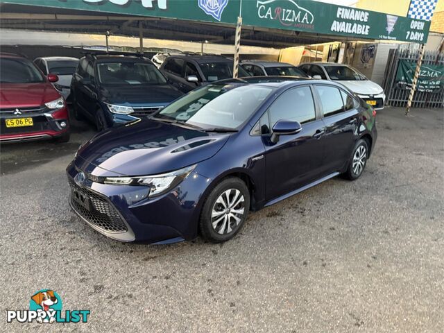 2020 TOYOTA COROLLA ASCENT SPORT (HYBRID) ZWE211R SEDAN