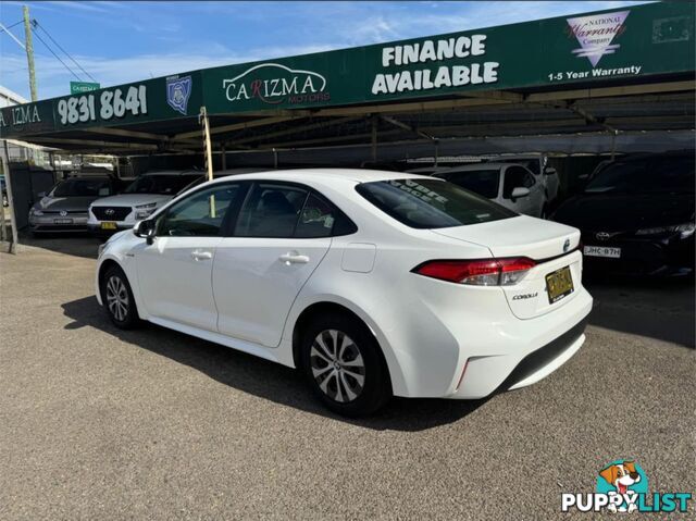 2020 TOYOTA COROLLA ASCENT SPORT (HYBRID) ZWE211R SEDAN