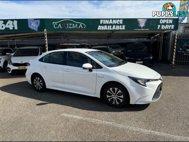2020 TOYOTA COROLLA ASCENT SPORT (HYBRID) ZWE211R SEDAN