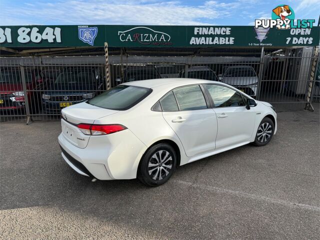 2020 TOYOTA COROLLA ASCENT SPORT (HYBRID) ZWE211R SEDAN
