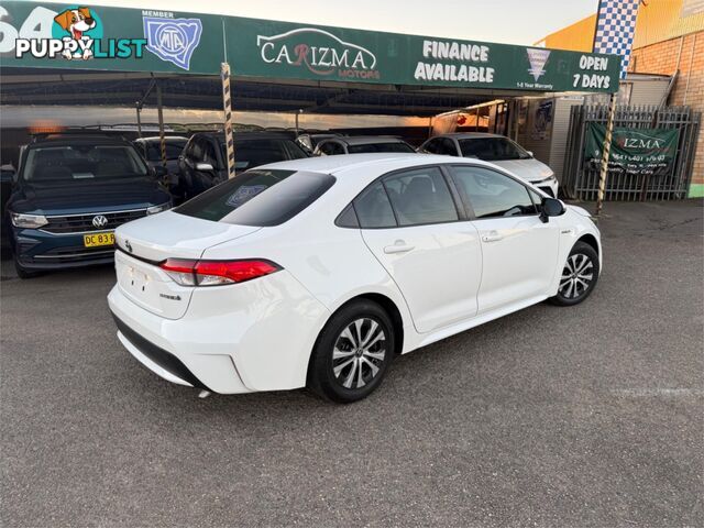 2020 TOYOTA COROLLA ASCENT SPORT (HYBRID) ZWE211R SEDAN