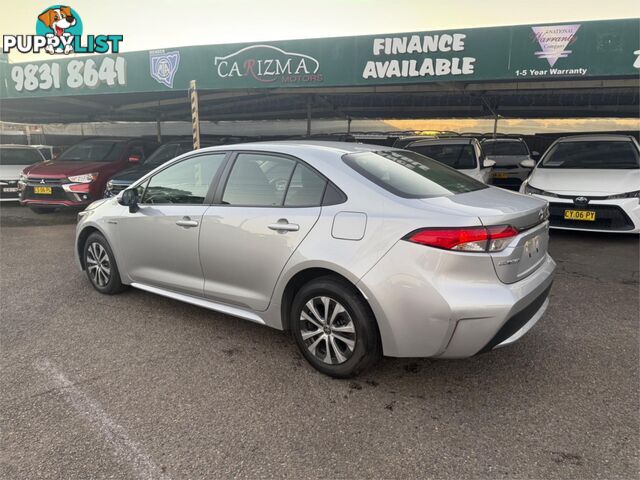 2020 TOYOTA COROLLA ASCENT SPORT (HYBRID) ZWE211R SEDAN