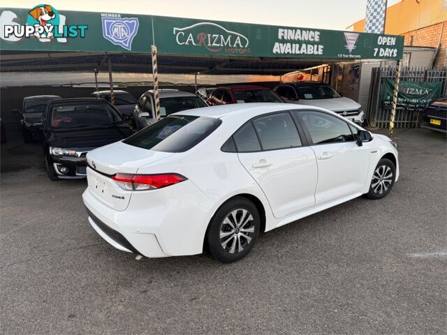 2020 TOYOTA COROLLA ASCENT SPORT (HYBRID) ZWE211R SEDAN