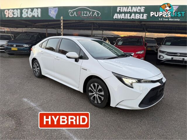 2020 TOYOTA COROLLA ASCENT SPORT (HYBRID) ZWE211R SEDAN