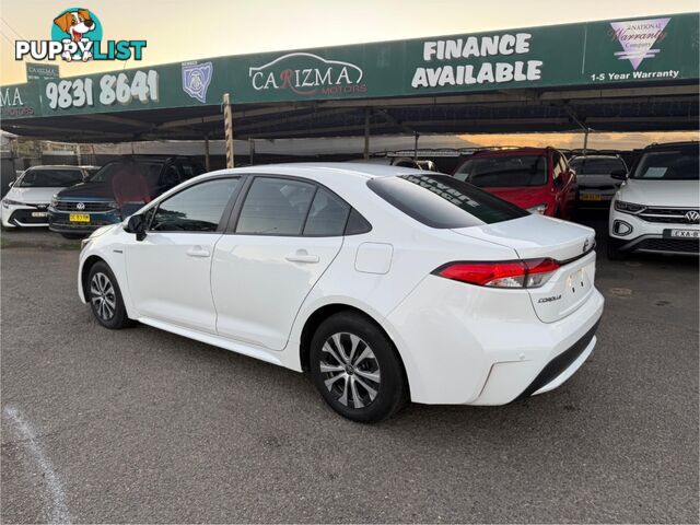 2020 TOYOTA COROLLA ASCENT SPORT (HYBRID) ZWE211R SEDAN