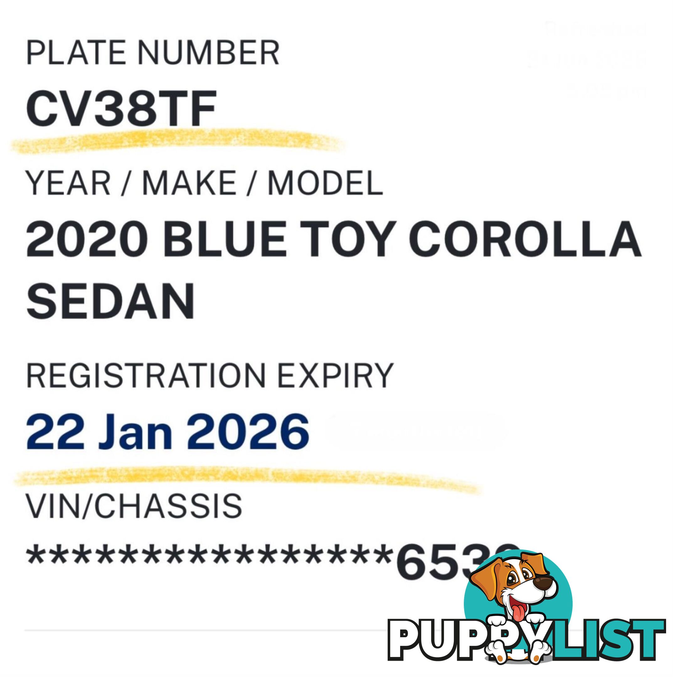 2020 TOYOTA COROLLA ASCENT SPORT (HYBRID) ZWE211R HATCHBACK