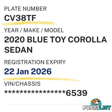 2020 TOYOTA COROLLA ASCENT SPORT (HYBRID) ZWE211R HATCHBACK