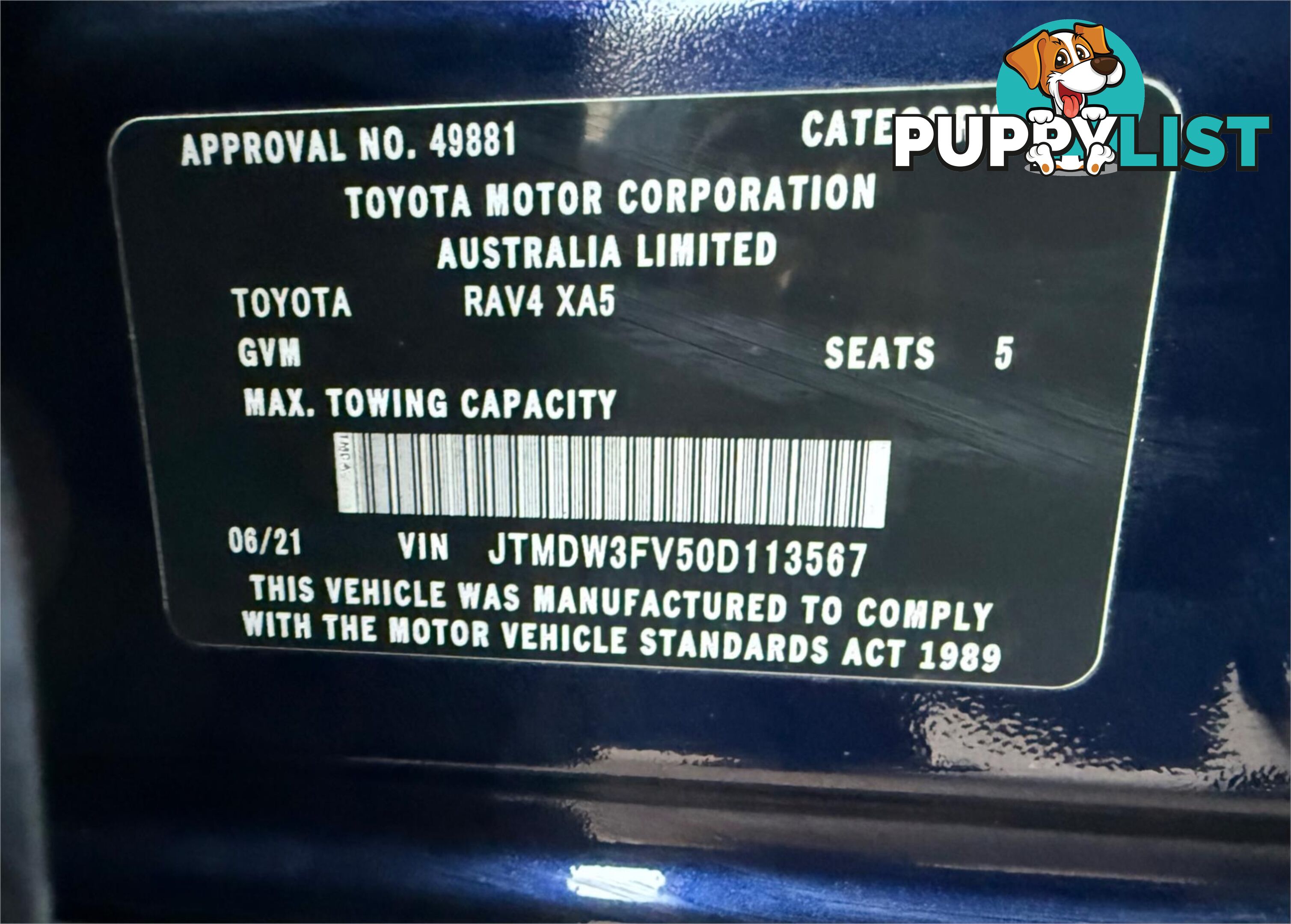 2021 TOYOTA RAV4 CRUISER (AWD) HYBRID AXAH54R SUV