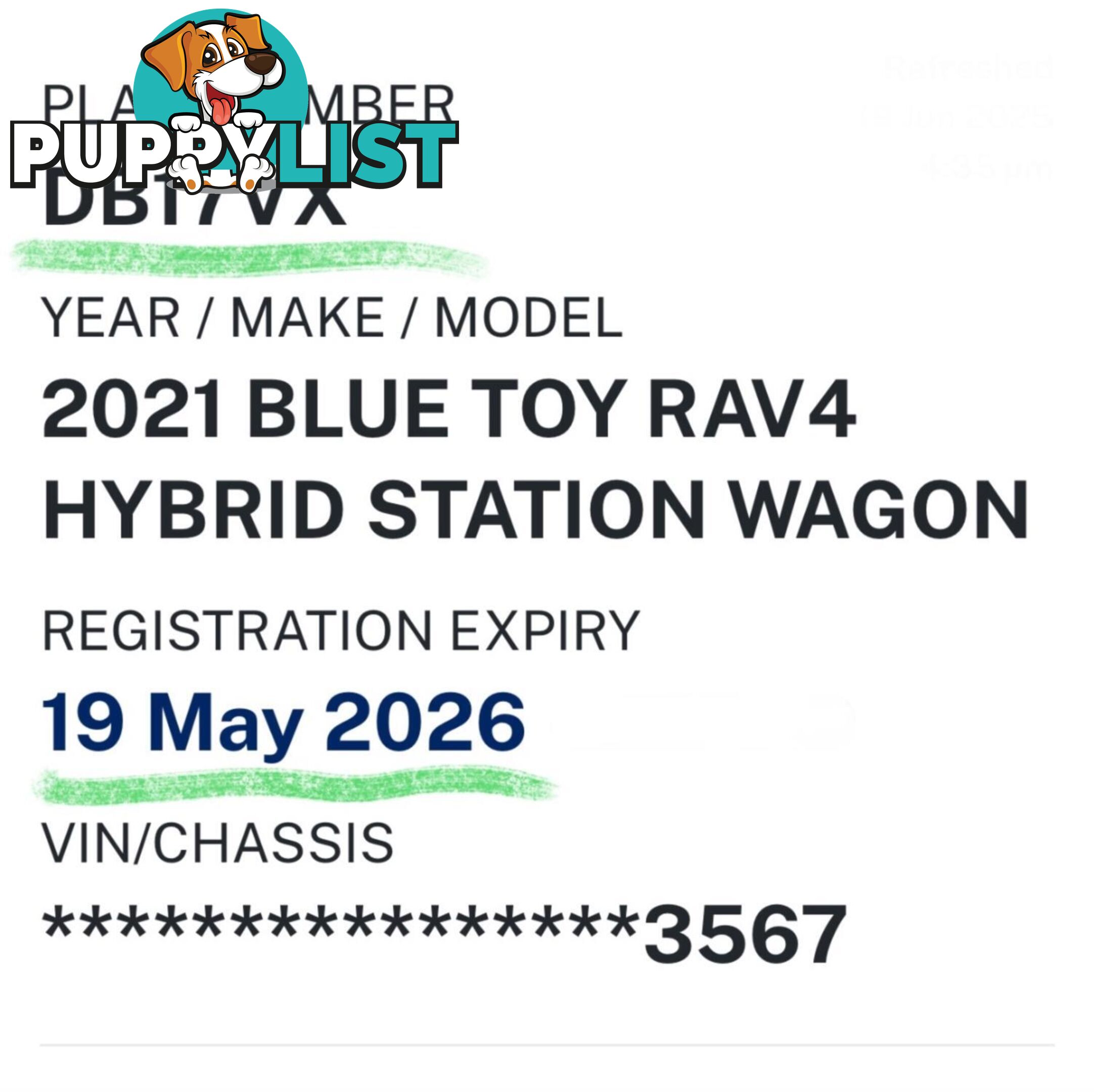 2021 TOYOTA RAV4 CRUISER (AWD) HYBRID AXAH54R SUV