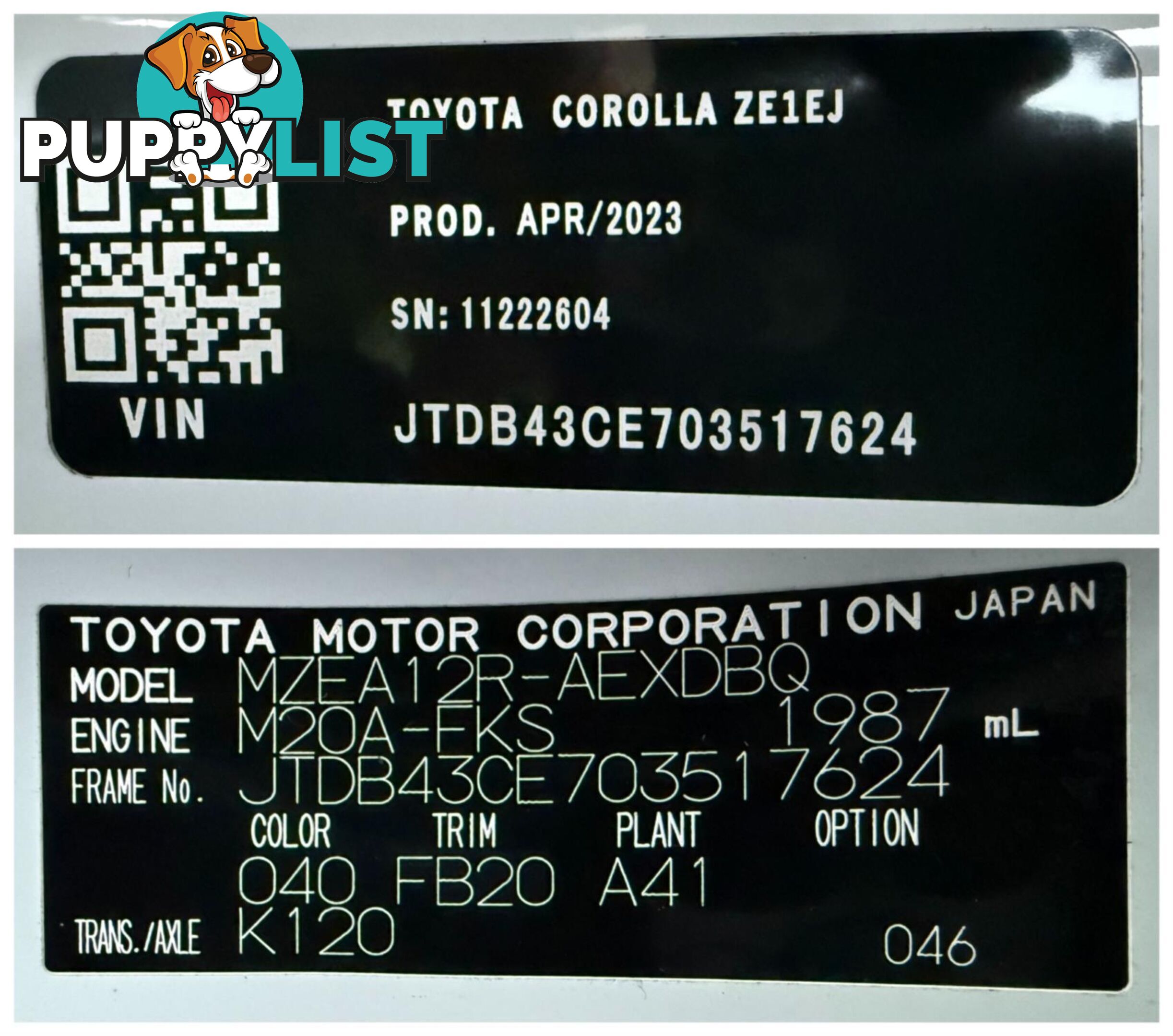 2023 TOYOTA COROLLA ASCENT SPORT MZEA12R SEDAN