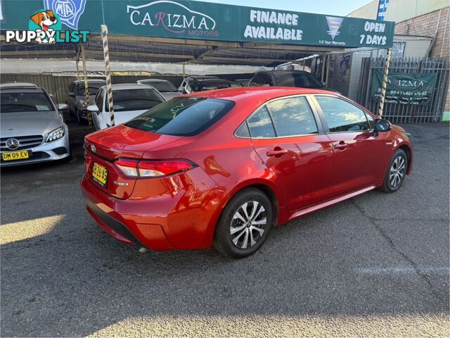 2021 TOYOTA COROLLA ASCENT SPORT (HYBRID) ZWE211R SEDAN