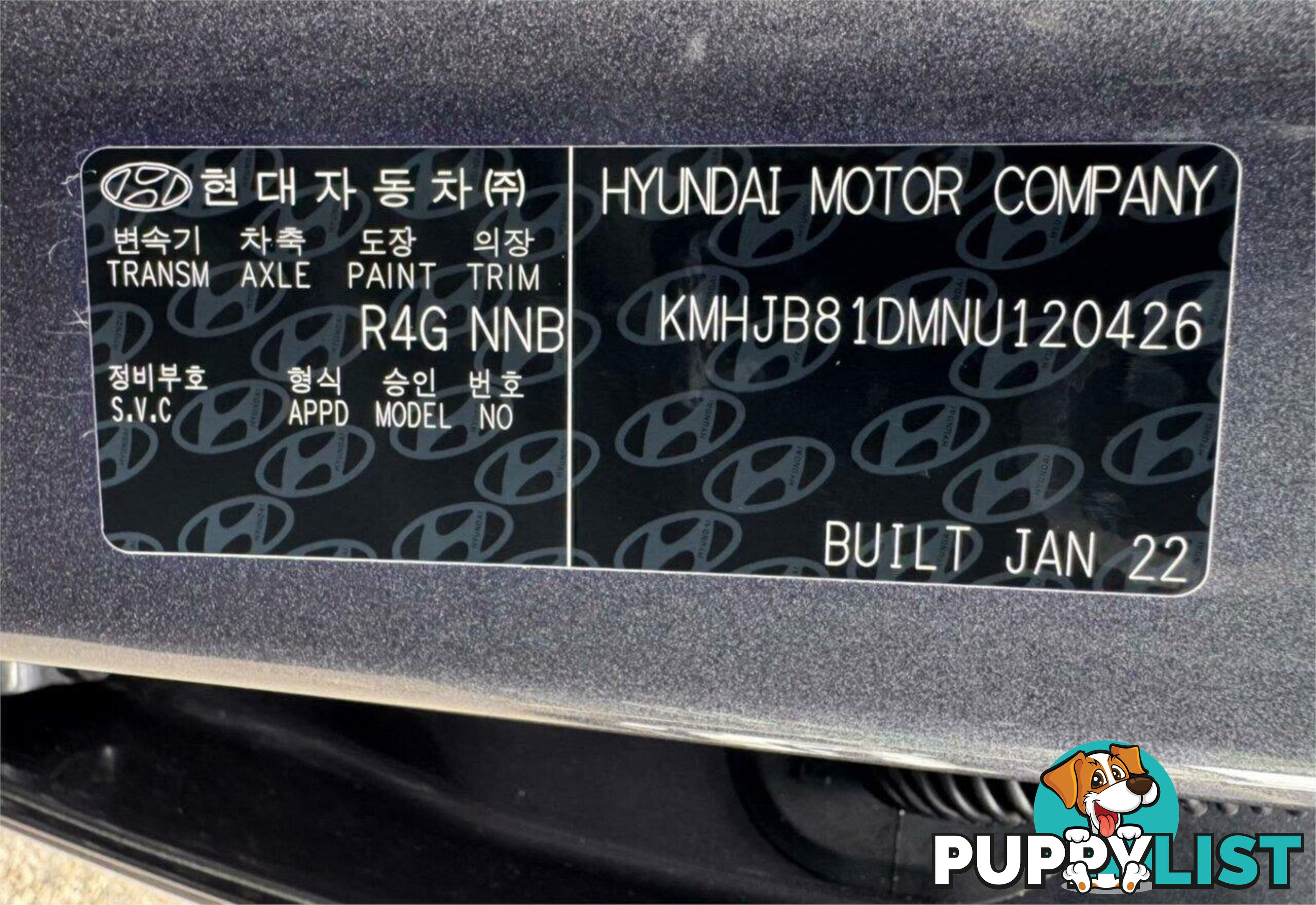 2022 HYUNDAI TUCSON (FWD) NX4.V1 MY22 SUV