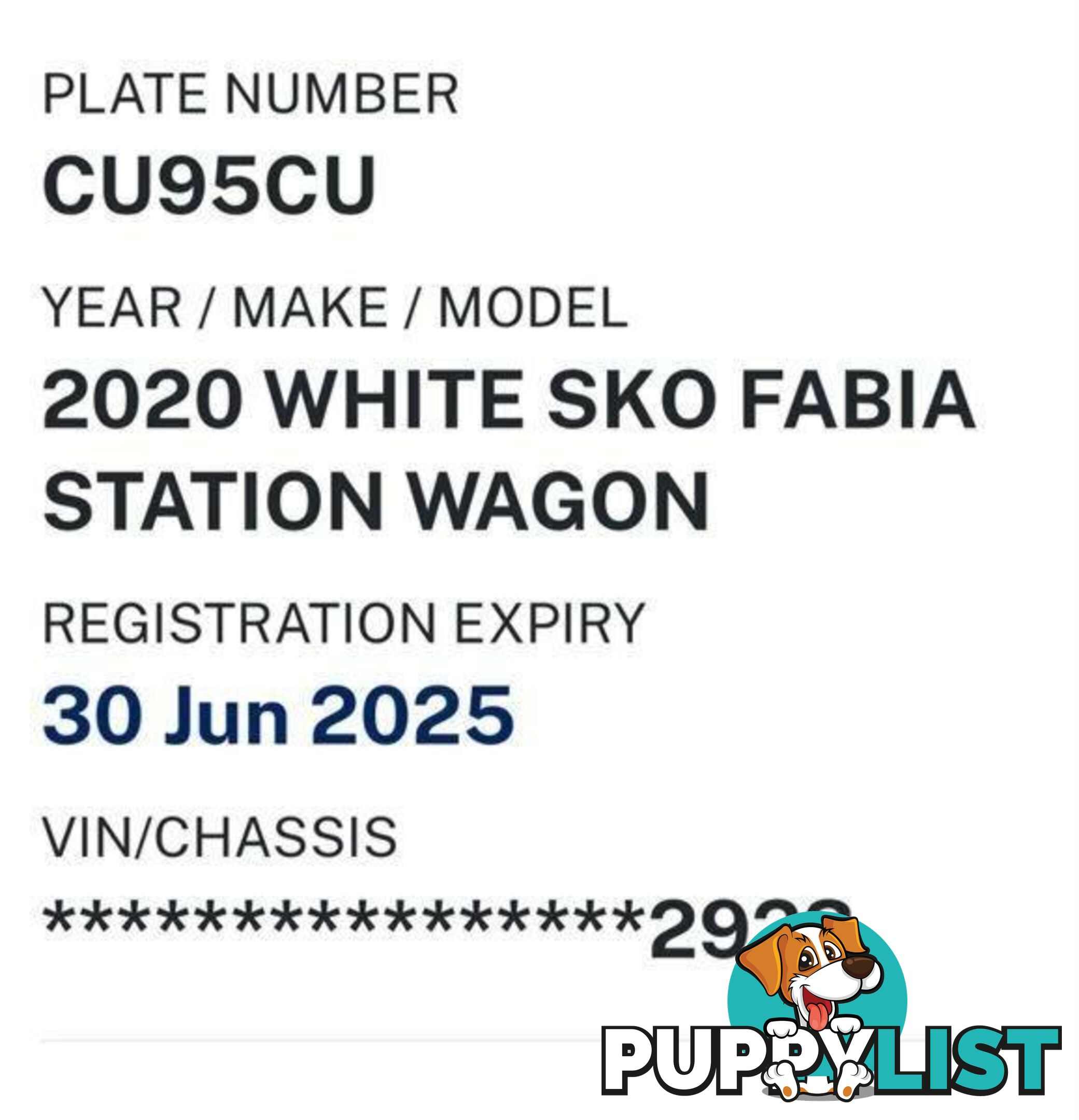 2020 SKODA FABIA 81 TSI NJ MY20 WAGON, 4 DOORS, 5 SEATS