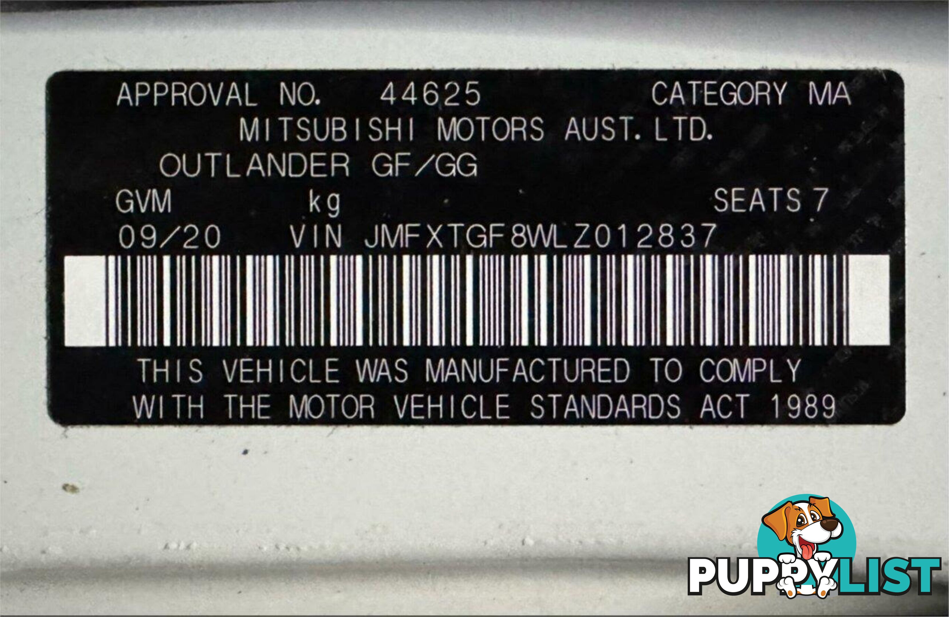 2020 MITSUBISHI OUTLANDER LS 7 SEAT (2WD) ZL MY21 SUV