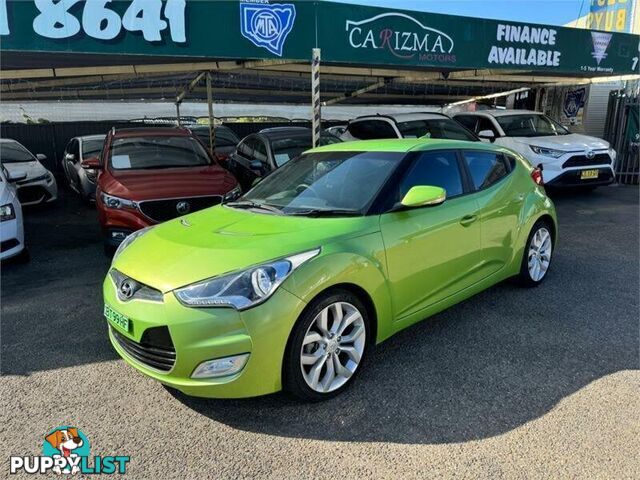 2012 HYUNDAI VELOSTER  FS MY13 HATCH, 3 DOORS, 4 SEATS