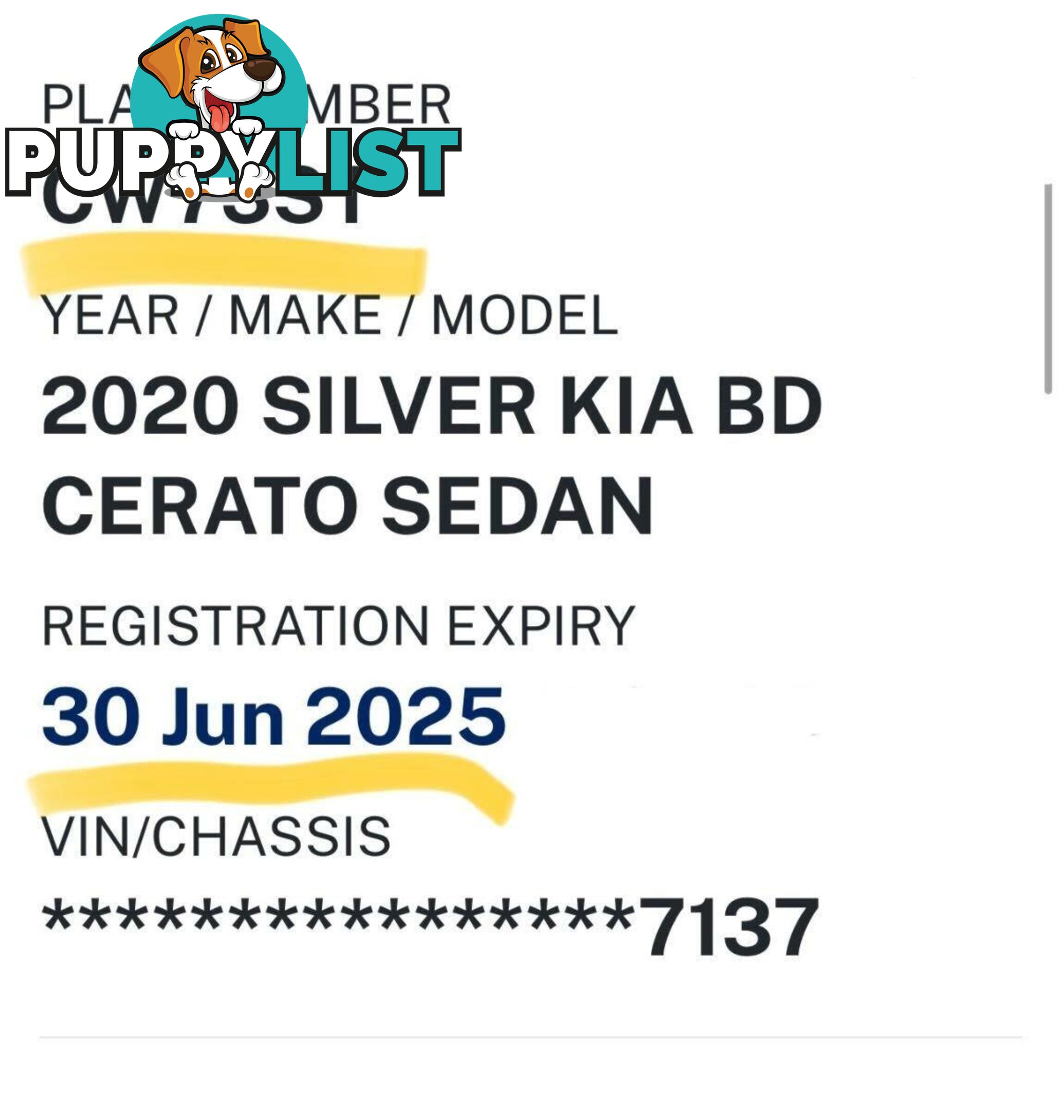 2020 KIA CERATO S BD MY20 SEDAN