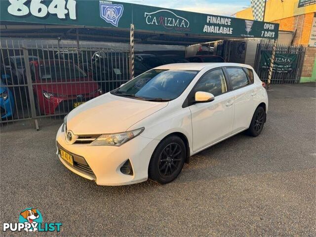 2015 TOYOTA COROLLA ASCENT ZRE182R HATCHBACK