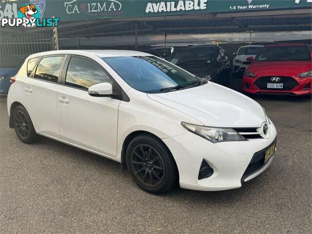 2015 TOYOTA COROLLA ASCENT ZRE182R HATCHBACK