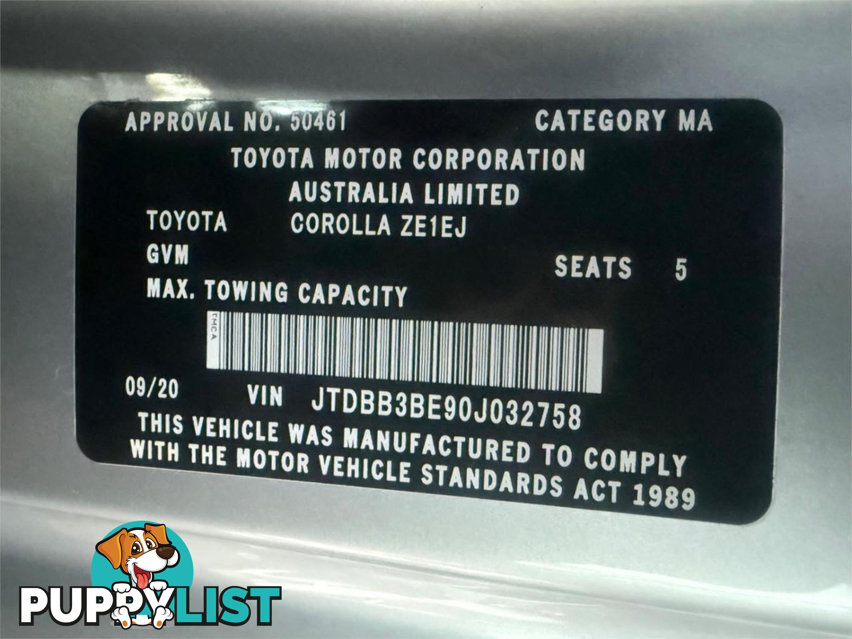 2020 TOYOTA COROLLA ASCENT SPORT (HYBRID) ZWE211R SEDAN