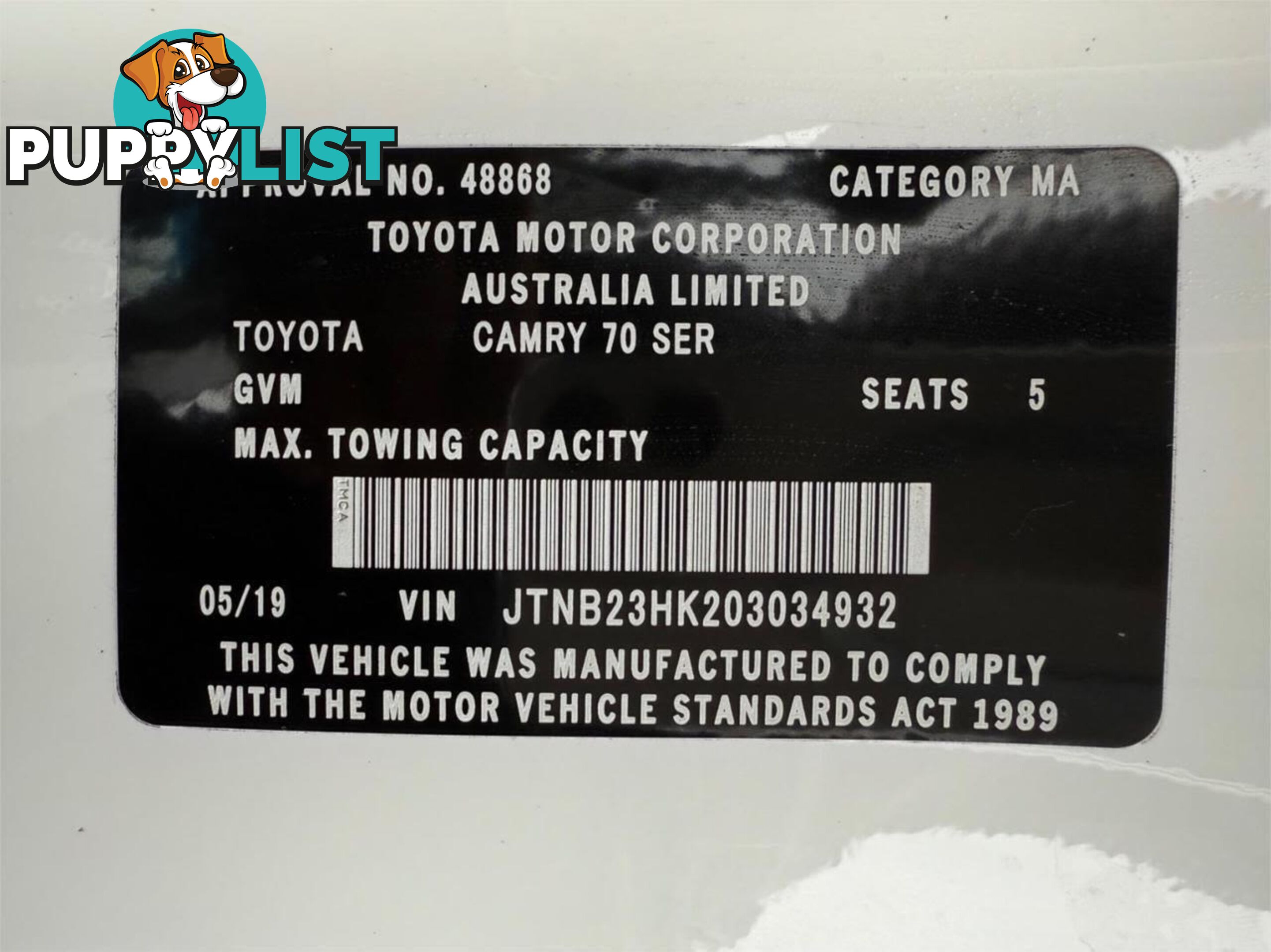 2019 TOYOTA CAMRY ASCENT (HYBRID) AXVH71R MY19 SEDAN