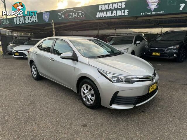 2018 TOYOTA COROLLA ASCENT ZRE172R MY17 SEDAN, 4 DOORS, 5 SEATS