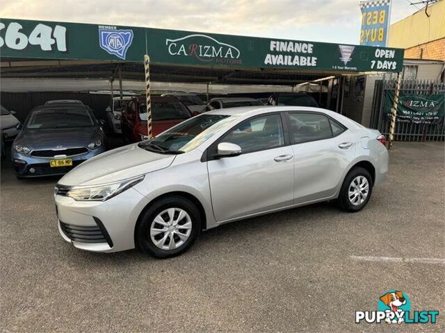 2018 TOYOTA COROLLA ASCENT ZRE172R MY17 SEDAN, 4 DOORS, 5 SEATS