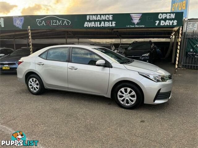 2018 TOYOTA COROLLA ASCENT ZRE172R MY17 SEDAN, 4 DOORS, 5 SEATS