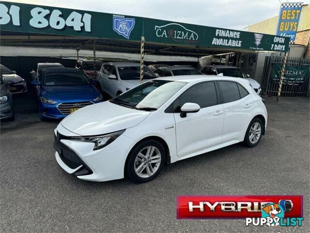 2020 TOYOTA COROLLA ASCENT SPORT HYBRID ZWE211R HATCH, 5 DOORS, 5 SEATS