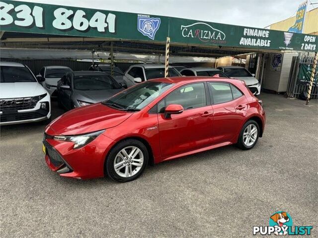 2019 TOYOTA COROLLA ASCENT SPORT (HYBRID) ZWE211R HATCH, 5 DOORS, 5 SEATS