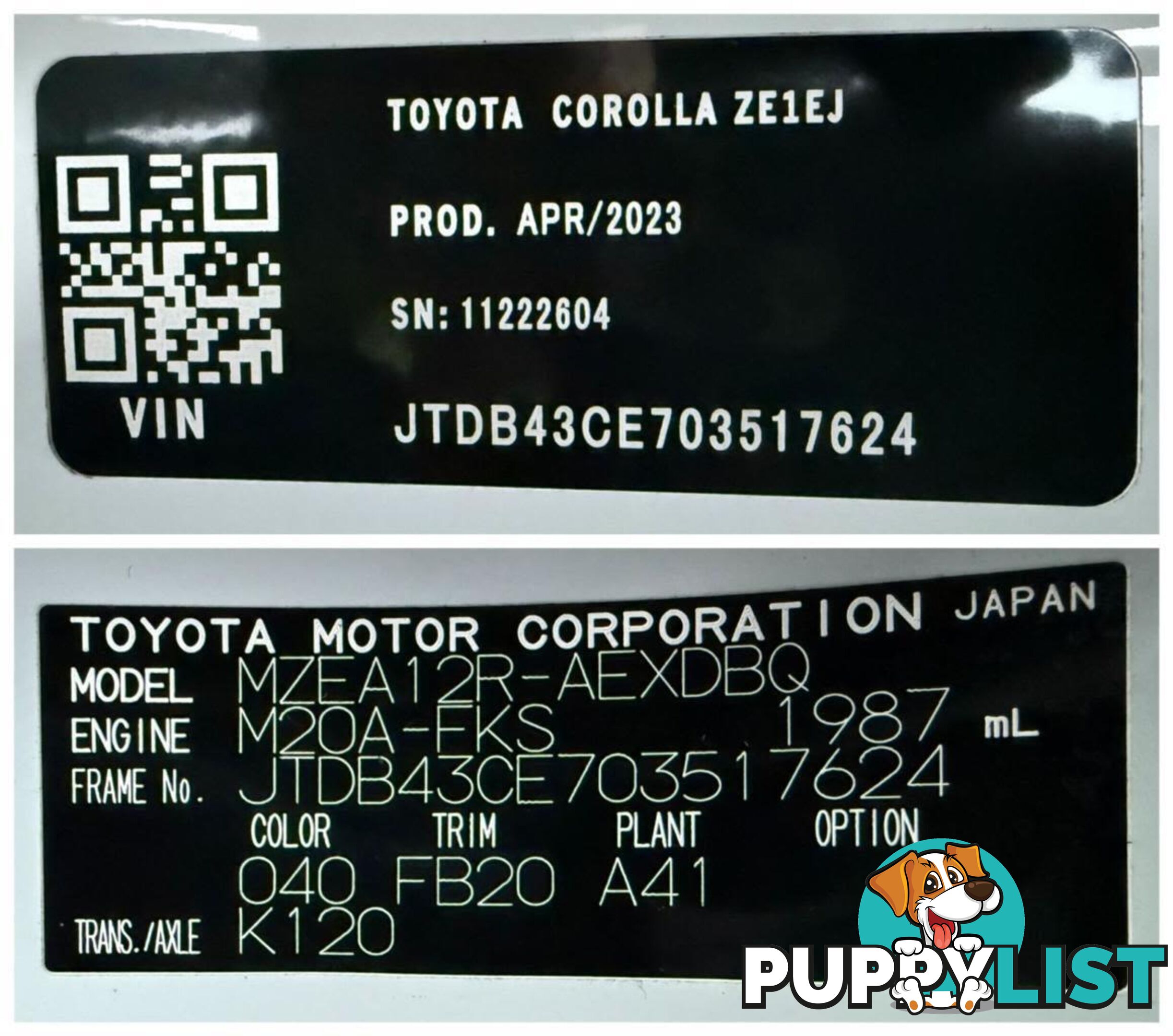 2023 TOYOTA COROLLA  ASCENT SPORT MZEA12R 4D SEDAN