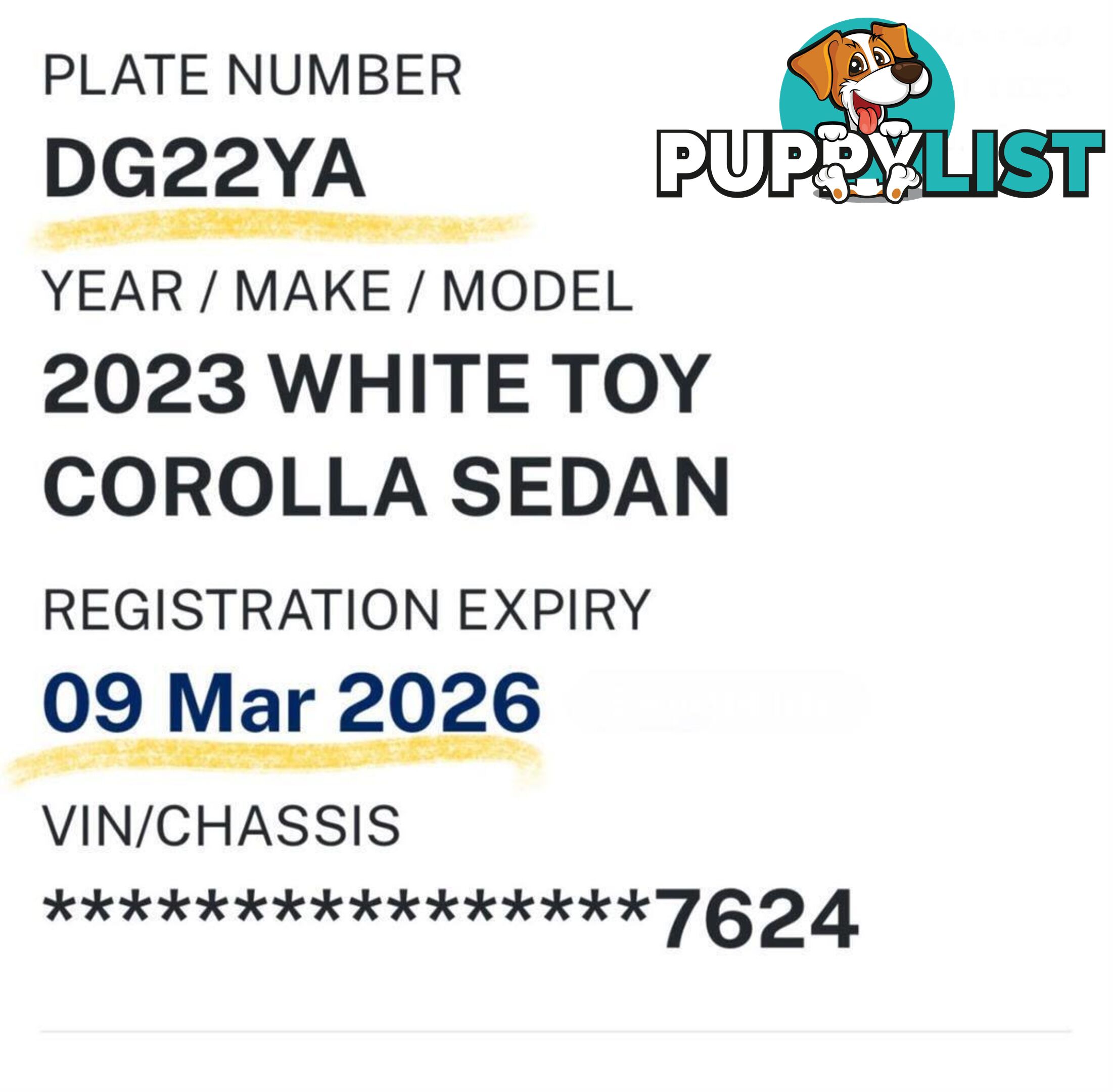 2023 TOYOTA COROLLA  ASCENT SPORT MZEA12R 4D SEDAN