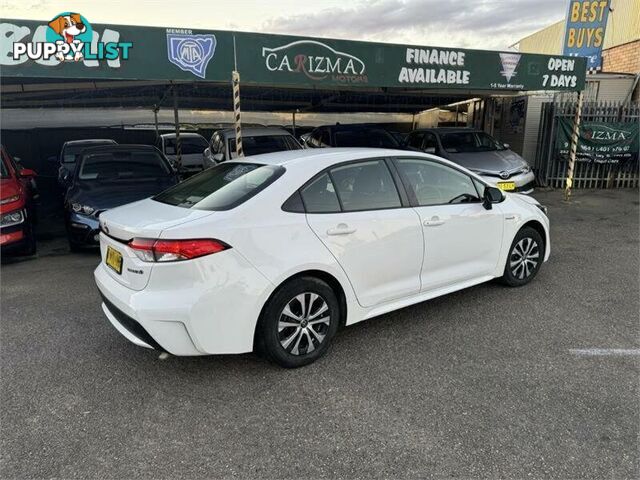 2021 TOYOTA COROLLA ASCENT SPORT (HYBRID) ZWE211R SEDAN, 4 DOORS, 5 SEATS